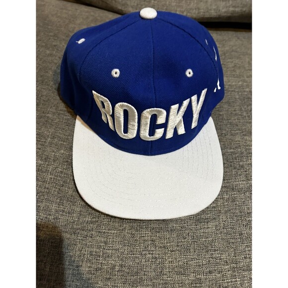 Rocky Hat Snap Back Adjustable Blue White HT67+72 - Picture 6 of 8